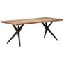 Dining Table 200x90x76 cm Solid Reclaimed Wood Image 5