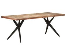 Dining Table 200x90x76 cm Solid Reclaimed Wood
