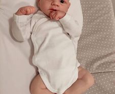 Reborn Baby Dolls 17 Inch Silicone Baby Dolls That Look Real Soft Cloth Body Preemie Babies Realsitic Newborn Baby Dolls (FREE POSTAGE)