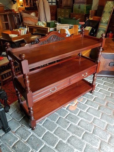 Antique mahogany dumbwaiter
