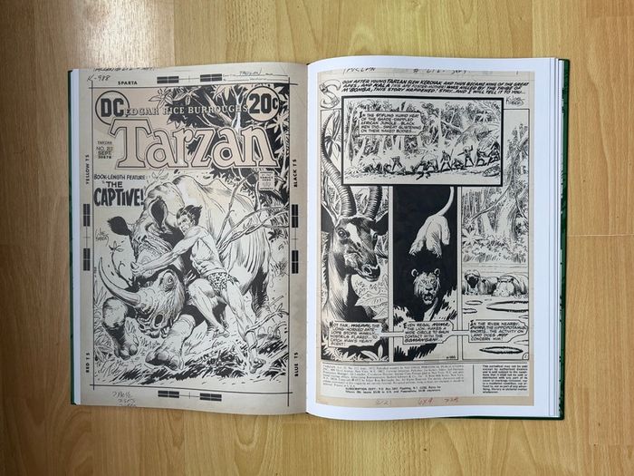 Joe Kubert's Tarzan Artist Edition IDW HC Comic