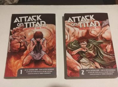 Attack on Titan book one and two
