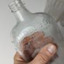 326 - Set of 3 Vintage Clear Glass Collectible Decorative Scrubbs Bottles Image 3