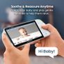Babysense Full HD Split-Screen Baby Monitor with 1 PTZ Camera, Two-Way Talk, 6-Color Night Light, 5000mAh Battery, Long Range, 4x Zoom, and Crystal-Clear Audio Image 7