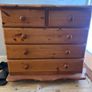 pine dresser and divan bed base Image 4