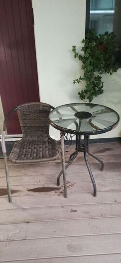 table and chair