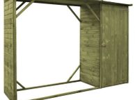 main image for ad Garden Firewood Tool Storage Shed Pinewood 253x80x170 cm