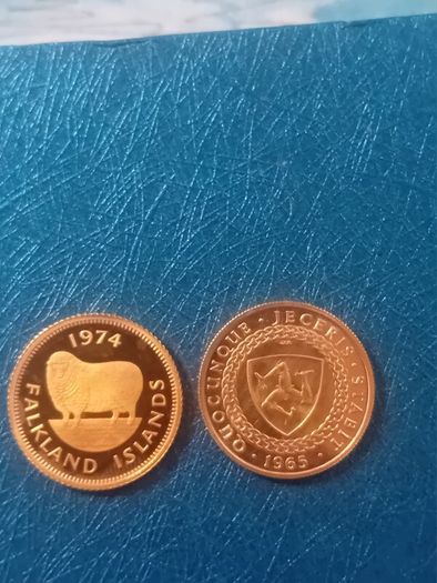 Two half sovereigns