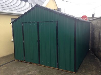Garden Sheds Steel Cladding
