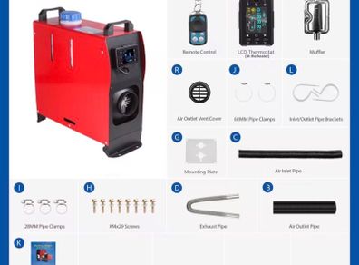 Diesel Air Heater 5-8KW 12/24V Parking Heater