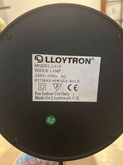 Tiffany Lloytron touch lamp