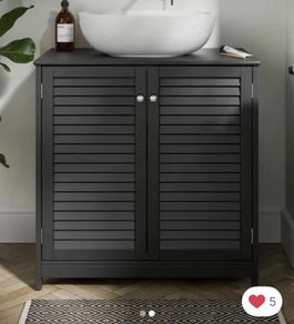 Counter top bathroom vanity unit