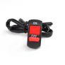 Motorcycle Moterbike Motor Cycle Bike Handlebar Fog Light Switch ON-OFF Button Switch 12VDC for U5 U7 LED Head Lamp Angel Eyes Light Motorbike Accessories Image 3
