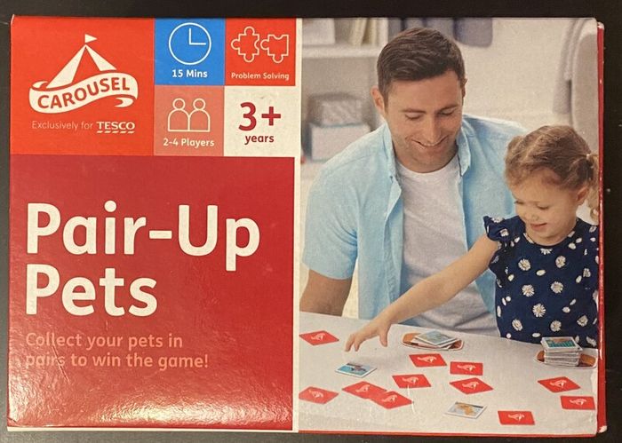 Tesco Pair up pets; memory game