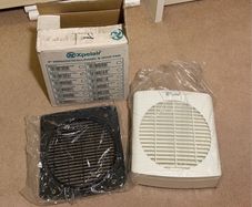 Xpelair 9 inch window/wall panel and roof fan