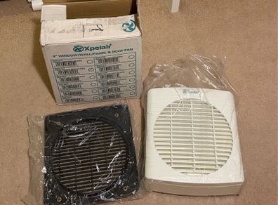 Xpelair 9 inch window/wall panel and roof fan