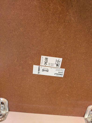 3x IKEA ingolf stools