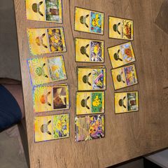 13 different pikachus , 15 altogether , and pikachu ex 30th celebration