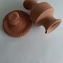 Small terracotta model vase Image 9