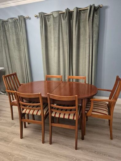 Dining table and chairs