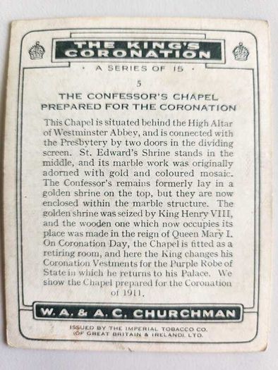 Churchman's Cigarette cards
