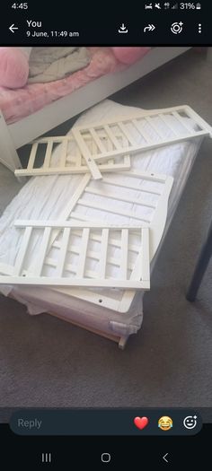 Toddler bed needs screws