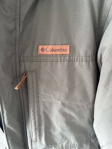 Columbia Men's Army Green Parka Jacket Medium