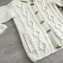 Hand knit cardigan 6/8y Image 2