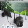 Security Cameras Wireless Outdoor, 360 PTZ Battery Powered Outdoor Camera, 2.4G WiFi Camera with Spotlight Color Night Vision, Motion Sensor Alarm, IP66-Bla Image 5
