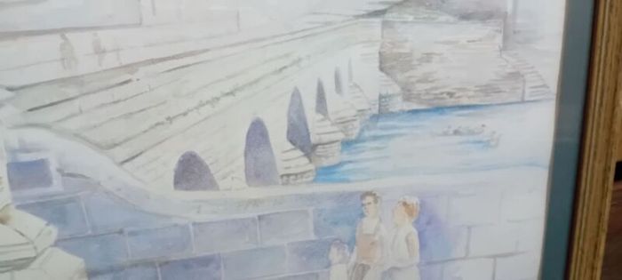 Large Original Limerick Watercolour Paul Weerasekera
