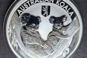 1 oz SILVER KOALA  2011  Privy Berlin Bear 1 Dollar