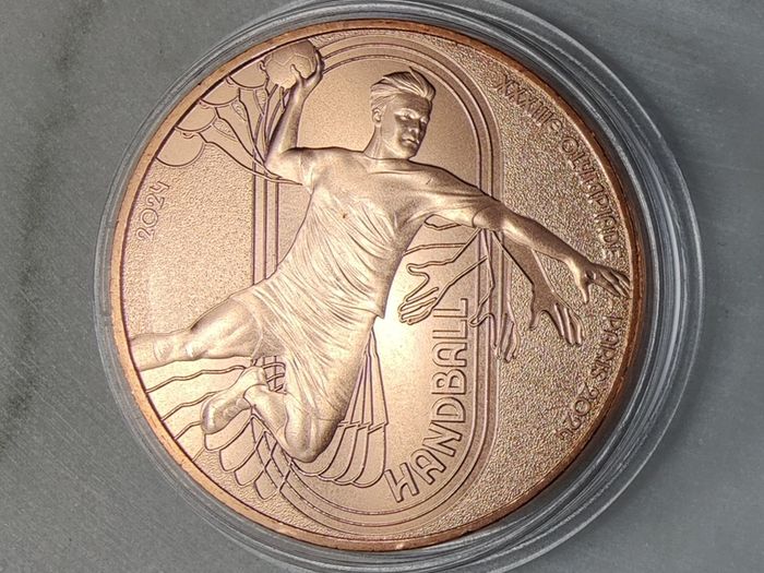 France 0.25 Euro Copper Coin Full Set (21 Coins) Paris Olympic Paralympic Games