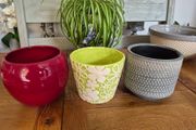 3 flower pots