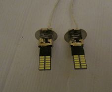 h3 led bulb 2x