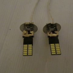 h3 led bulb 2x