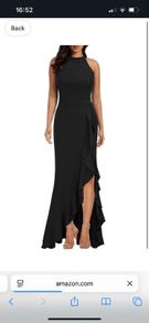 maxi black dress