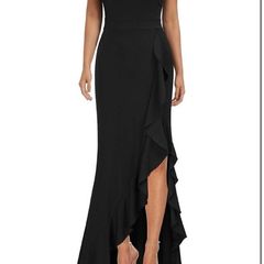 maxi black dress