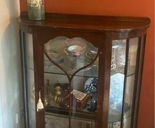Vintage glass cabinet