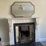 Antique brass/gold bevelled edge mirror Image 2