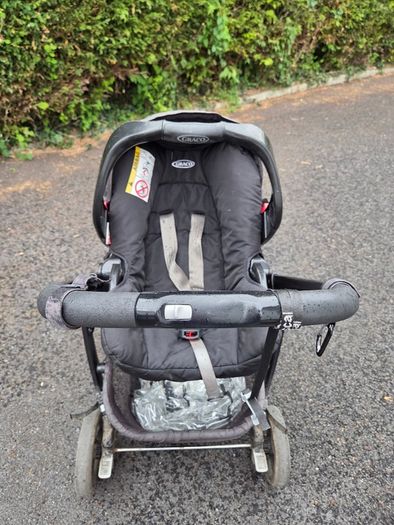 FREE: Well-Used Graco Complete Travel System with Car Base & Buggy Board