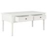 Coffee Table White 100x55x45 cm Wood Image 2