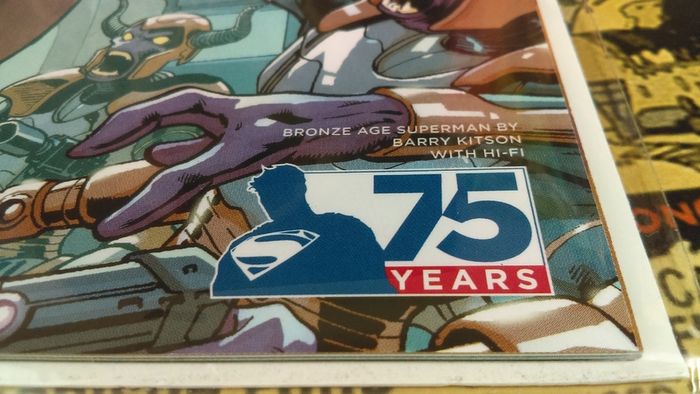 Superman Unchained #5 ! VERY RARE ! Barry Kitson 75th Anniversary Bronze Age Variant Cover. Limited 1 for 50 ! 2013 ! by DC Comics !