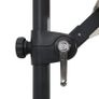 Cantilever Umbrella with LED lights and Steel Pole 250x250 cm Sand Image 5