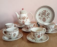 Johnson Brothers Jamestown Old Granite tea set