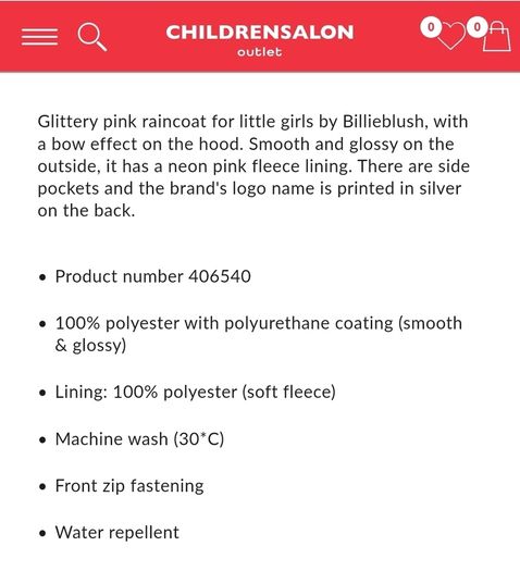 Baby jacket