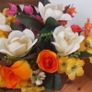 Artificial flower basket Image 4