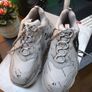 Balenciaga Triple S - Faux Leather Grey - NEW Image 5