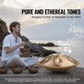 Handpan Drum 55.9 cm 9 Notes D Minor Steel Hand Drum with Mallets for Adult Image 3