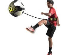 Outdoor Sports Toy Ball With Elastic Swing Football Training Auxiliary Package Physical Exercise Personal Skills Practice Straps