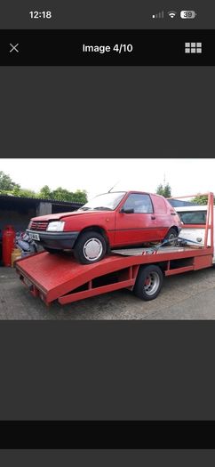 Peugeot 205 Van breaking